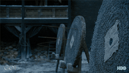 Archery Practice Game Of Thrones GIF