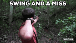 Archery Practice Swing And Miss GIF