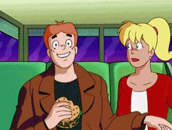 Archie Comics Pushing Sabrina GIF