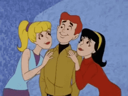 Archie Comics Sabrina And Veronica Blinking GIF