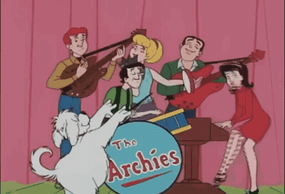 Archies Playing Music GIF