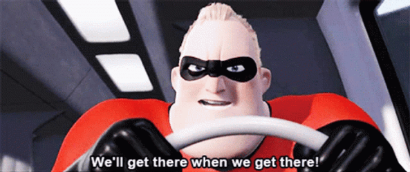 Are We There Yet Bob Parr Driving GIF