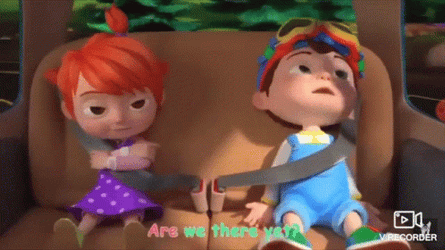 Are We There Yet Cocomlen Cartoon GIF