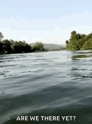 Are We There Yet Floating Through Water GIF