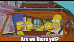 Are We There Yet The Simpsons Just Left GIF