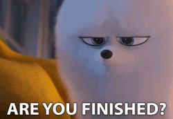 Are You Finished The Secret Life Of Pets GIF