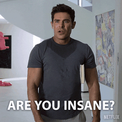 Are You Insane Zac Efron GIF