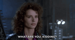 Are You Kidding Me Geena Davis GIF