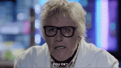 Are You Ok Gary Busey Scientist Look GIF