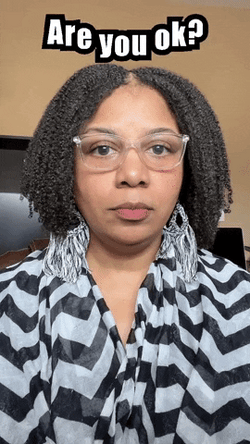 Are You Ok Woman Curly Hair Asking GIF
