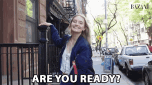 Are You Ready Bazaar Happy Girl GIF