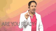 Are You Ready Man Pointing Finger GIF