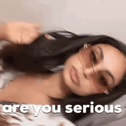 Are You Serious Pretty Lady GIF