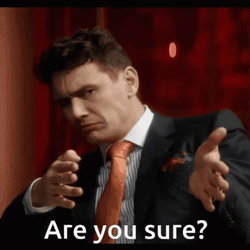 Are You Sure About That James Franco Meme GIF
