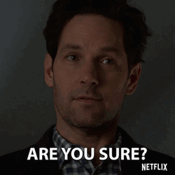 Are You Sure About That Paul Rudd Meme GIF