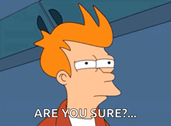 Are You Sure About That Philip Fry Meme GIF