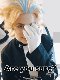 Are You Sure Haitani Pro Gamer GIF