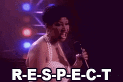 Aretha Franklin Respect GIF