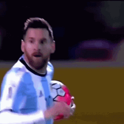 Argentina Football Player Lionel Messi Fist Pump GIF