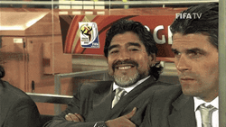 Argentina Iconic Player Diego Maradona Thumbs Up GIF