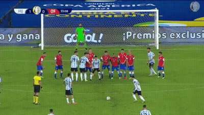 Argentina Vs Chile Soccer Score 1-0 GIF