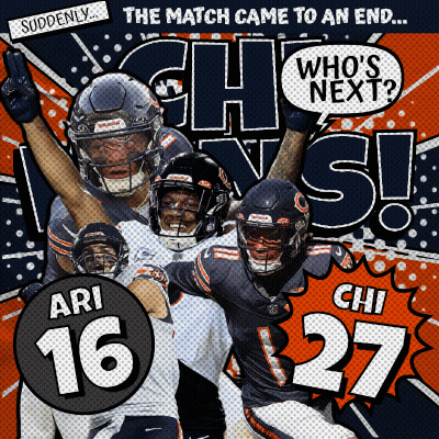 Ari 16 And Chi 27 Bears Players Poster GIF