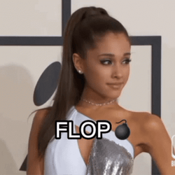 Ariana Grande Flop GIF