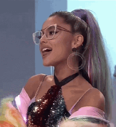 Ariana Grande Hot Lick Tongue Out GIF