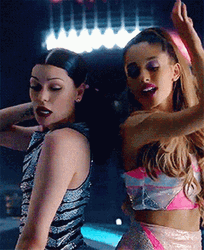 Ariana Grande Hot Singing Jessie J GIF