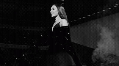 Ariana Grande In Cat Ears Performing GIF