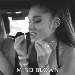 Ariana Grande Mindblown GIF