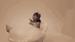 Ariane Grande Rocks Bubble Bath GIF