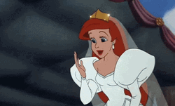 Ariel As A Bride GIF