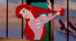 Ariel Fixing Her Hair  GIF