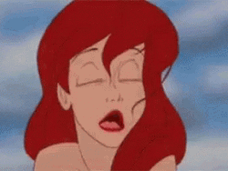 Ariel Little Mermaid Pfft GIF