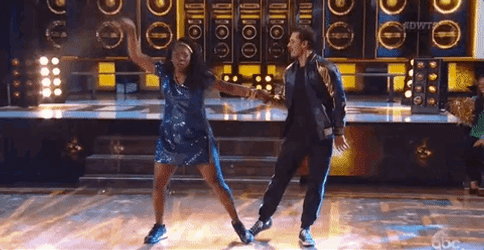 Arike Synching Steps With Partner GIF