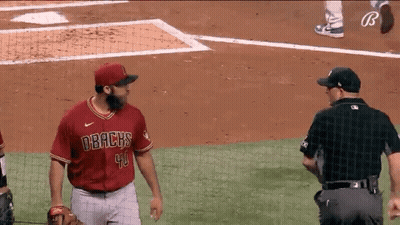 Arizona Baseball Player Running To Home Plate GIF