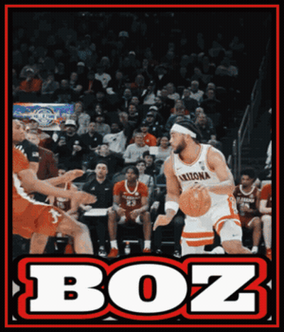 Arizona Basketball Player Dribbling GIF
