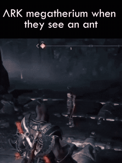 Ark Megathorium When They See An Ant GIF