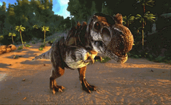 Ark Survival Evolved T Rex Growling GIF
