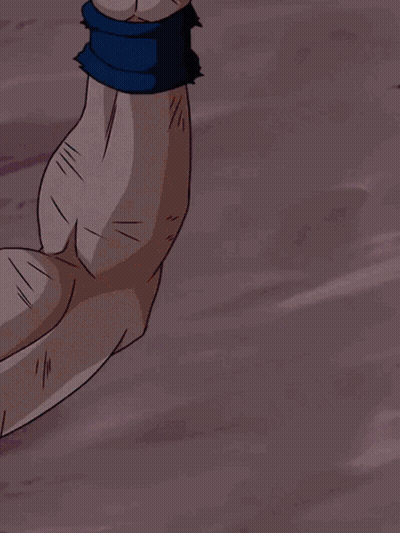 Arm With Blue Wristband GIF