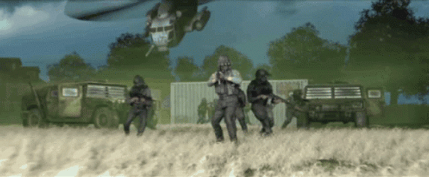 Armies Ready To Fight Siren Head GIF