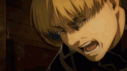 Armin Arlert Painful Crying GIF