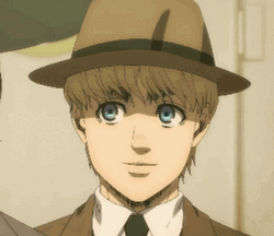 Armin Arlert Wearing Brown Hat GIF