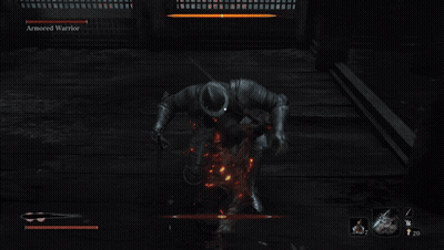Armored Warrior With Sword GIF