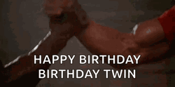 Arnold Handshake Happy Birthday Twin GIF
