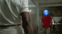 Arnold Handshake With Filter Face GIF