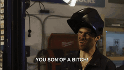 Arnold Handshake With Lightning GIF