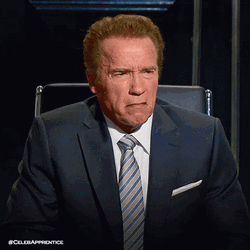 Arnold Schwarzenegger Disagree GIF