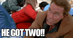 Arnold Schwarzenegger He Got Two GIF